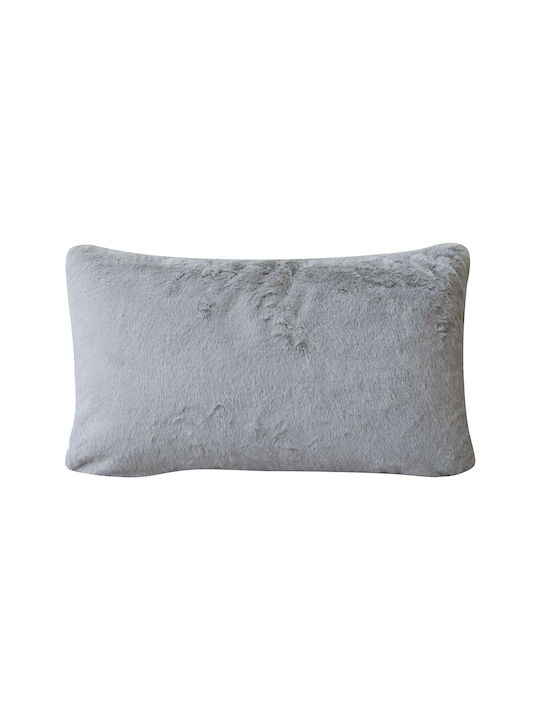 POL Throw Pillow Sofa Cushion Silver 30x50cm