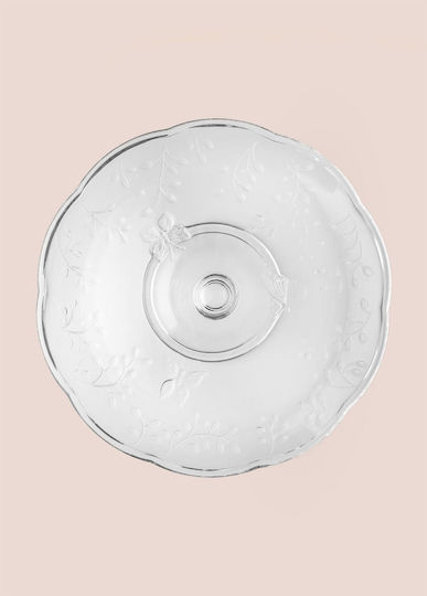 Aithrio Platou Decorativ Sticlă Transparentă 1buc 28x28x13buc