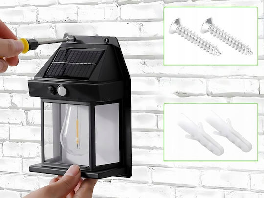 Verk Group Lampă Solară 1W 600lm cu Senzor de Mișcare și Fotocelulă