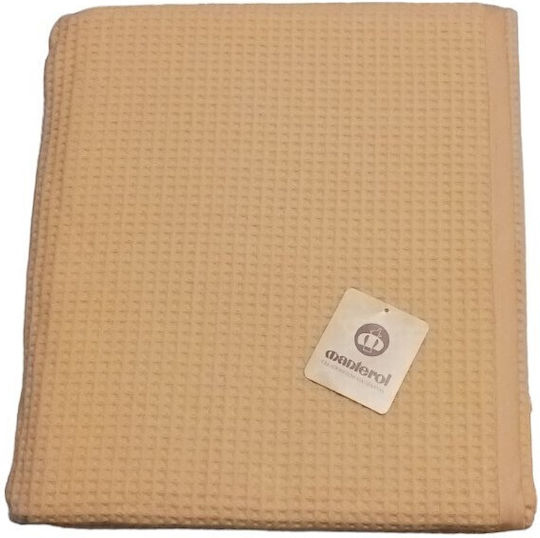 Manterol Casa Κουβέρτα Πικέ Υπέρδιπλη 220x240εκ. Χακί