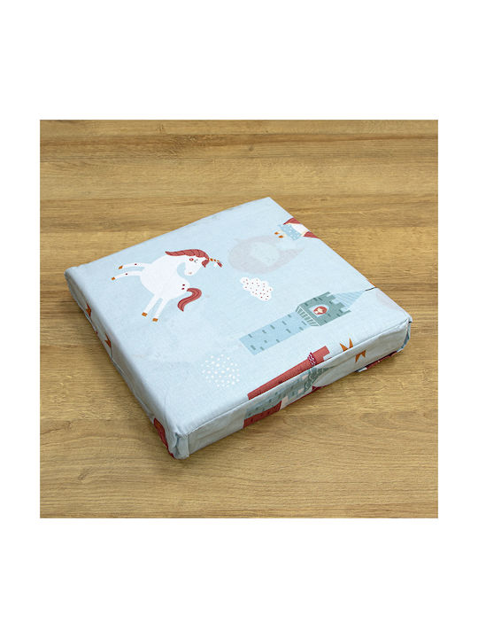 Lino Home Σετ Σεντόνια Ημίδιπλα Βαμβακερά Cloud Kingdom Mint 170x260cm 3τμχ