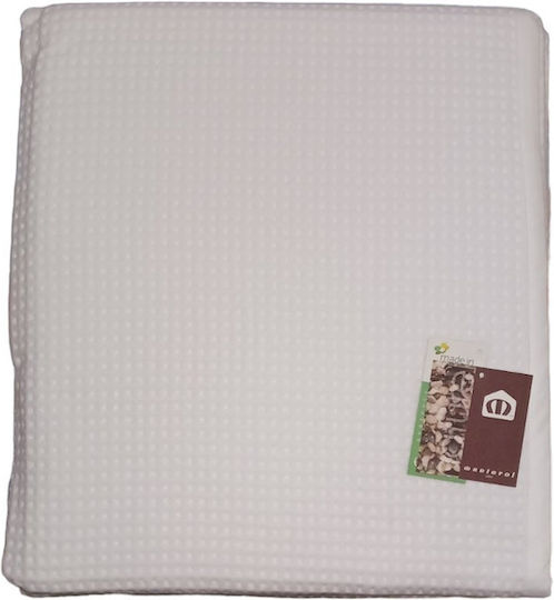 Manterol Casa Κουβέρτα Πικέ Υπέρδιπλη 220x240εκ. Χακί
