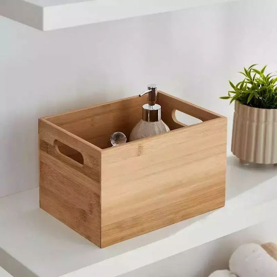 Estia Καλάθι Αποθήκευσης Bamboo 37x26x16.5cm