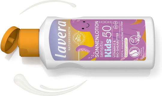Lavera Sensitive SPF50 Αδιάβροχο Παιδικό Αντηλιακό Γαλάκτωμα 100ml