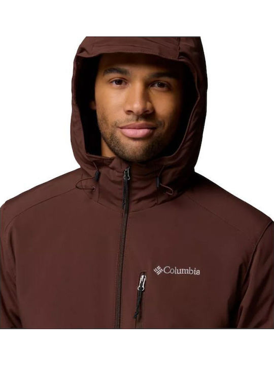 Gate Racer Winter Jacke Softshell Wasserdicht und Winddicht Tobacco