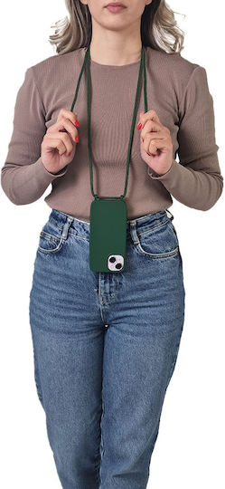Калъф Силикон Каишка Carryhang Sonique Xiaomi Xiaomi 14t Тъмнозелен