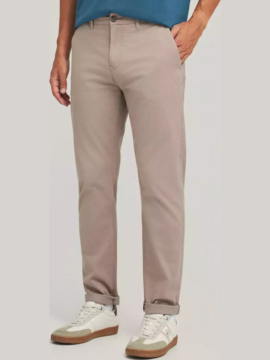 Παντελόνι Chino Ελαστικό σε Κανονική Εφαρμογή Dark Grey