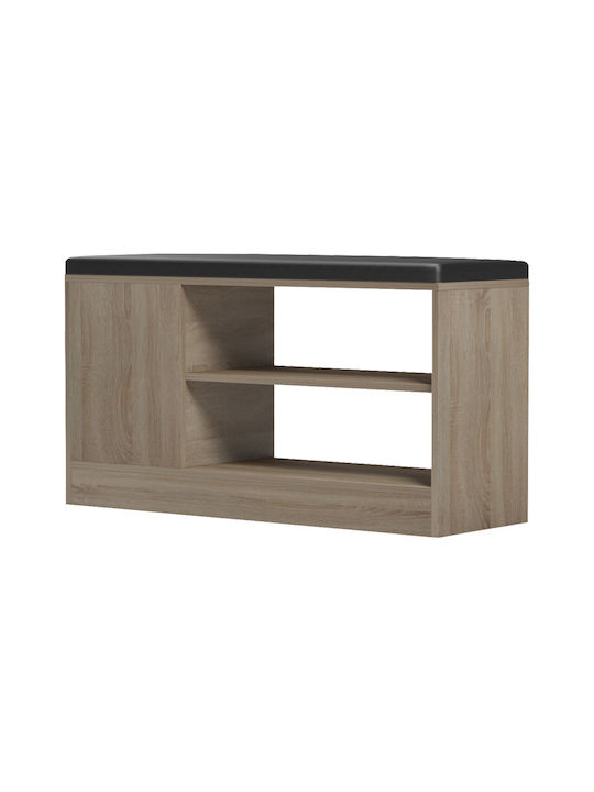 Holz Schuhschrank Deboule 90x30x46cm