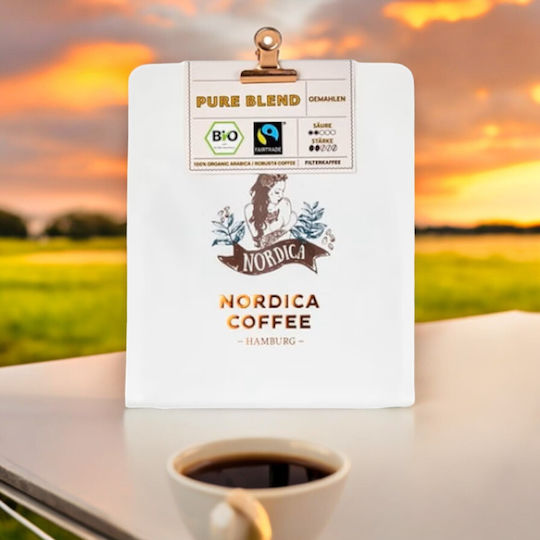 Nordica Coffee Καφές Espresso Pure Blend Αλεσμένος 250gr