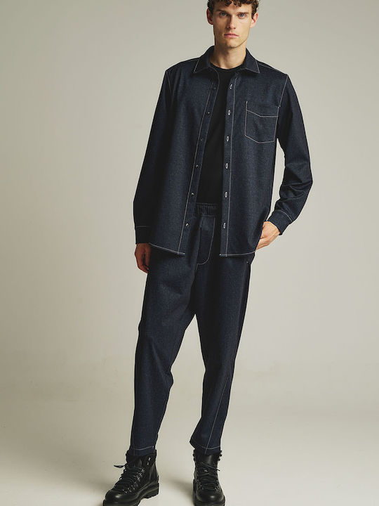 Langärmlig Jeans Hemd Denim