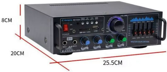 Vire Integriert Hi-Fi-Verstärker Stereo AV-016