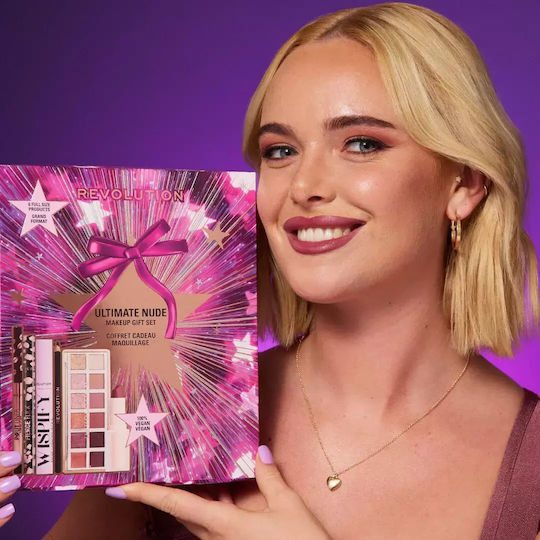 Revolution Beauty Ultimate Nude Makeup Set for Eyes & Lips