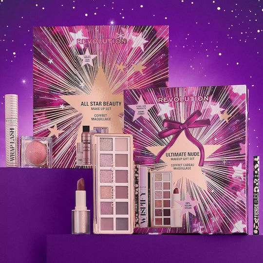 Revolution Beauty Ultimate Nude Makeup Set for Eyes & Lips