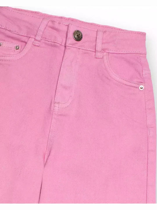 Kids' Denim Pants Pink