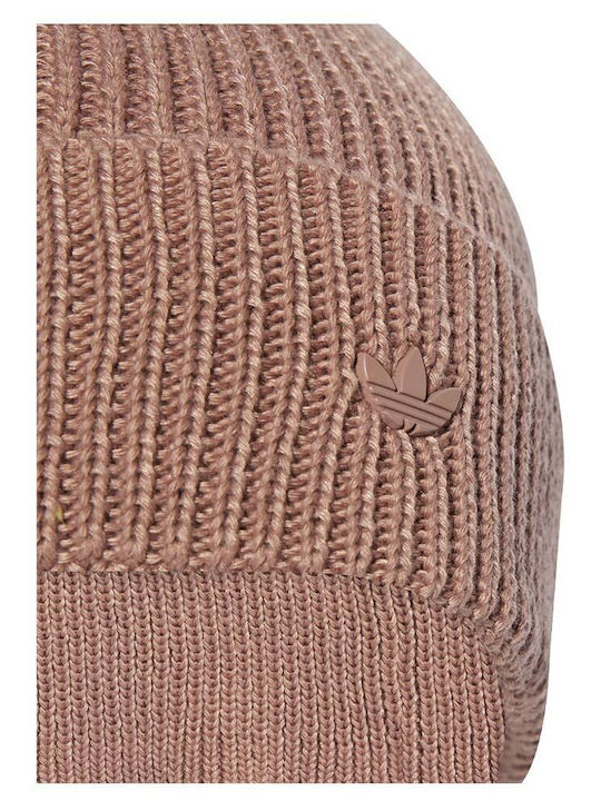 Beanie Γυναικείος Σκούφος Πλεκτός σε Καφέ χρώμα