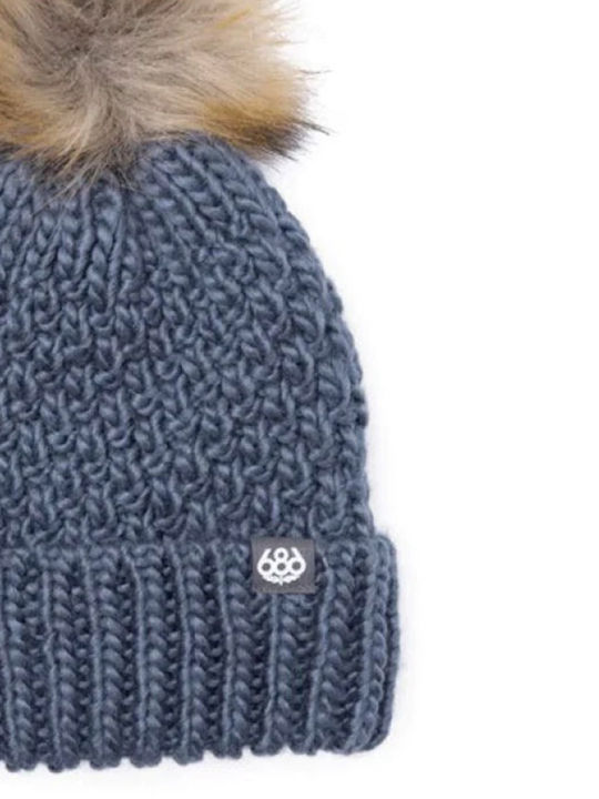 Beanie Unisex Σκούφος Πλεκτός σε Μπλε χρώμα