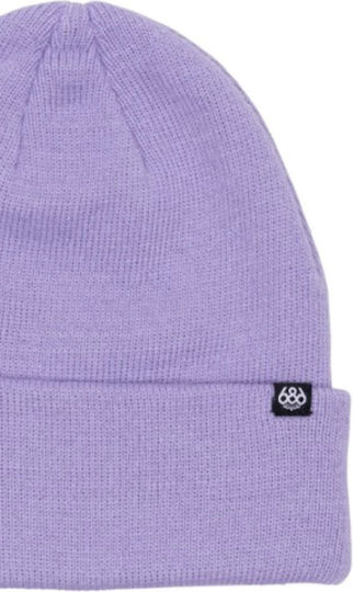 Beanie Unisex Beanie Knitted in Purple color