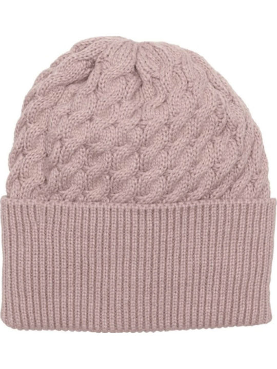 Beanie Γυναικείος Σκούφος Πλεκτός σε Μωβ χρώμα