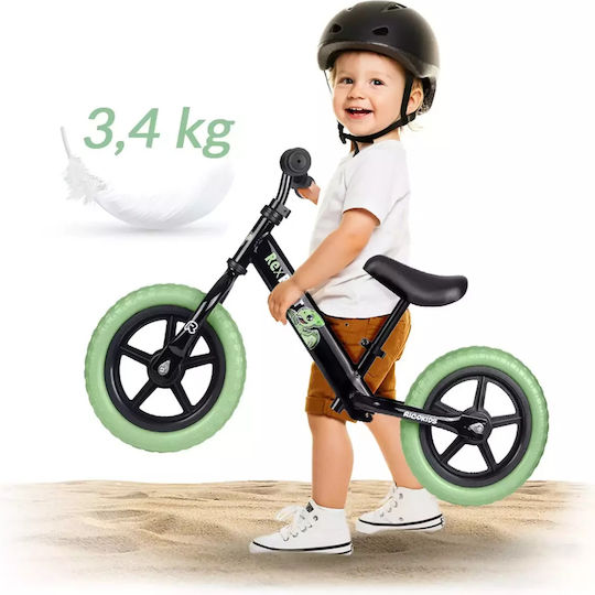 Ricokids Детски велосипед за баланс Черен
