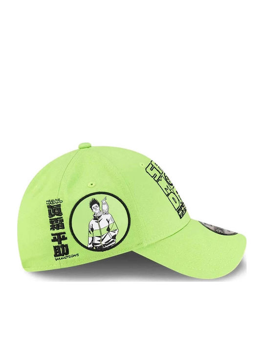 New Era X Netflix Sakamoto Days Wordmark 9forty Adjustable Cap Шапка Зелен 60771244