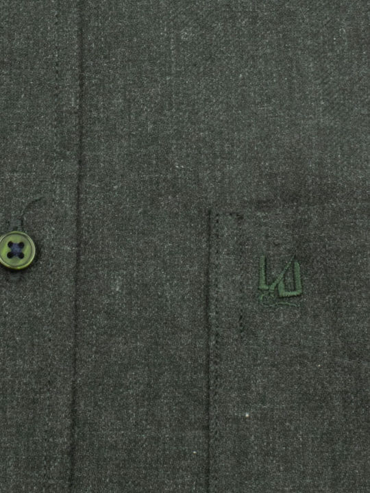 Langärmlig Flanell Hemd Green