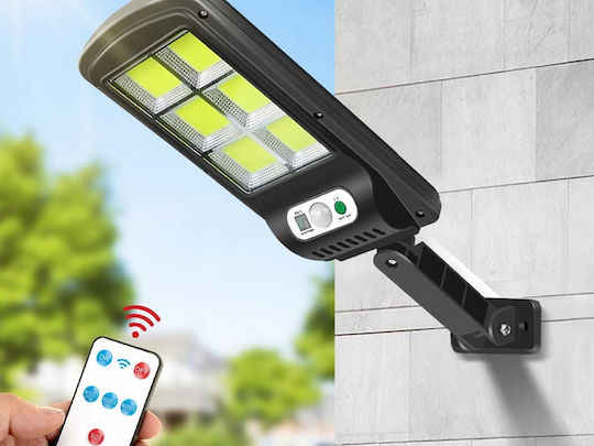 Verk Group Ηλιακό Φωτιστικό 90W με Αισθητήρα Κίνησης, Φωτοκύτταρο και Τηλεχειριστήριο IP67