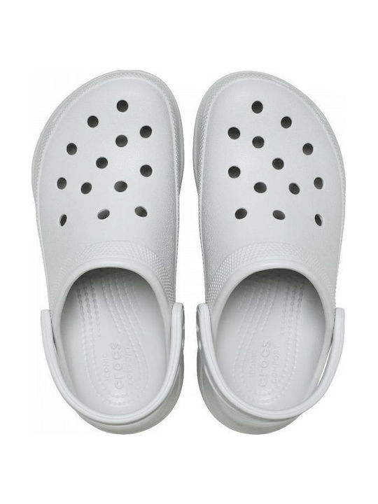 Crocs Clog Γυναικεία Σαμπό Γκρι