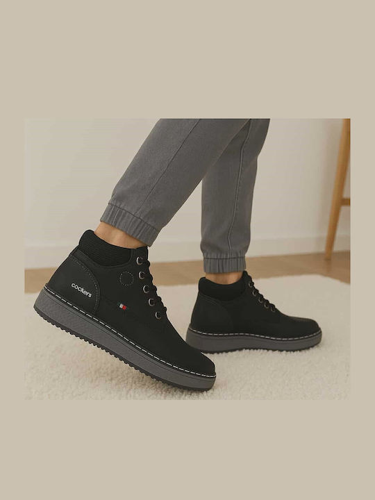 Black Men's Boots Waterproof