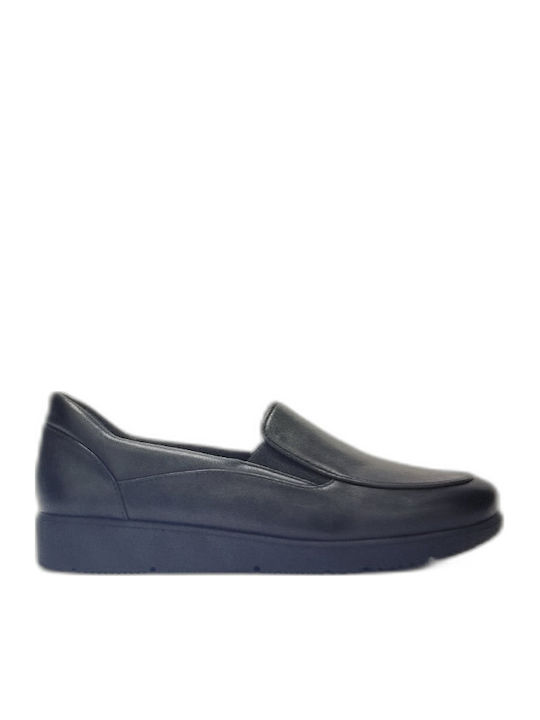 Billy Ανατομικά Γυναικεία Slip-On Δερμάτινα Μαύρα