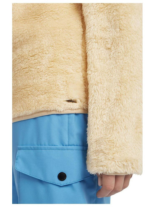 Γυναικεία Fleece Μπλούζα Εκρού