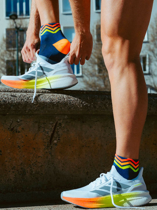 Incylence Running Socks Orange 1 Pair