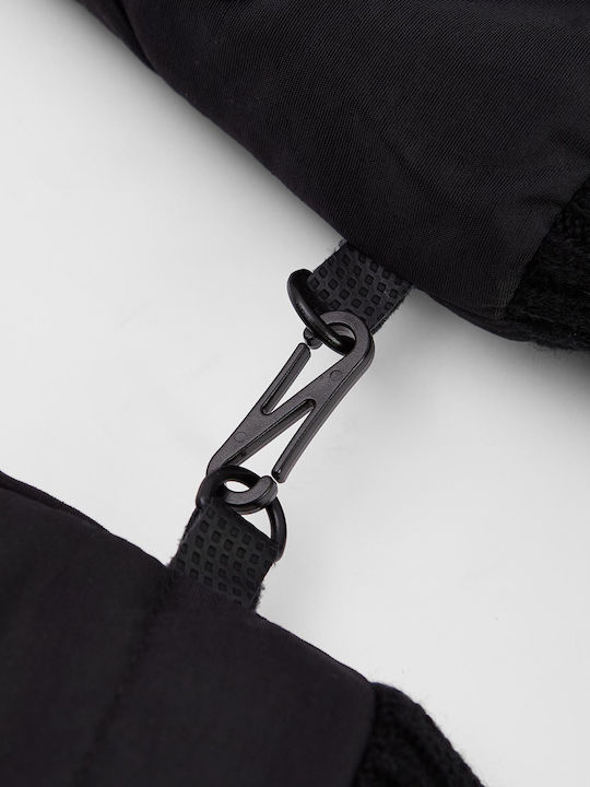 Schwarz Vlies Handschuhe