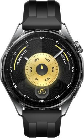 Huawei Watch GT 6 Stainless Steel 46mm Waterproof with Heart Rate Monitor (Black)