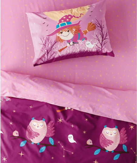 Kentia Детско покривало Единично Hans Purple-pink 160x240cm