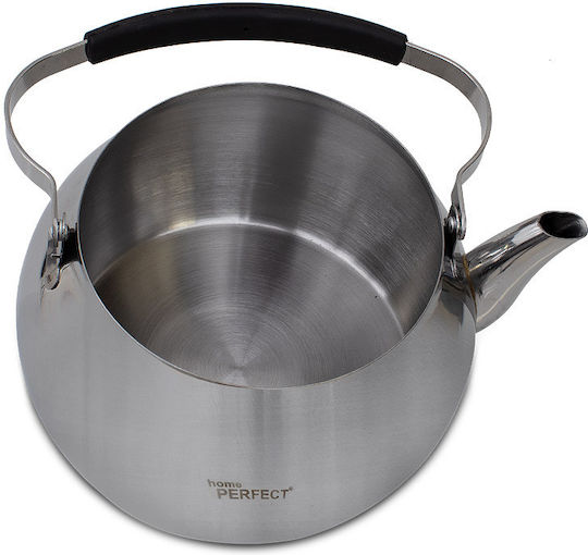 Homeplus Τσαγιέρα Αλουμινίου Ασημί 3500ml