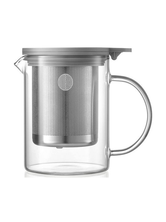 Buydeem Teapot with Filter Glass Transparent 500ml