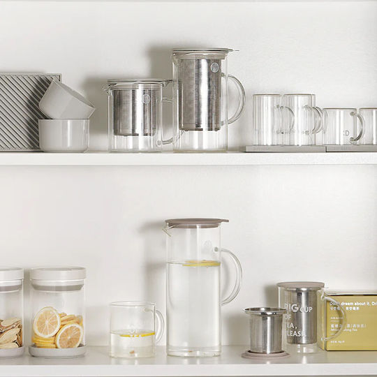 Buydeem Teapot with Filter Glass Transparent 500ml