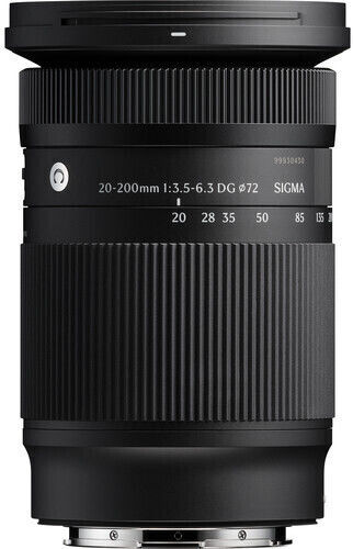 Sigma Camera Lens 20-200mm f/3.5-6.3 DG Contemporary Fixed for Sigma L Mount Black