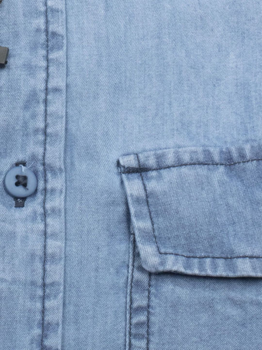 Langärmlig Hemd Blue