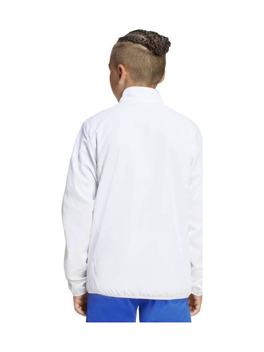 Kids' Sports Jacket with Lining White