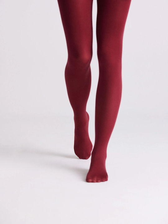 Women's Pantyhose Opaque 70 Den Bordeaux