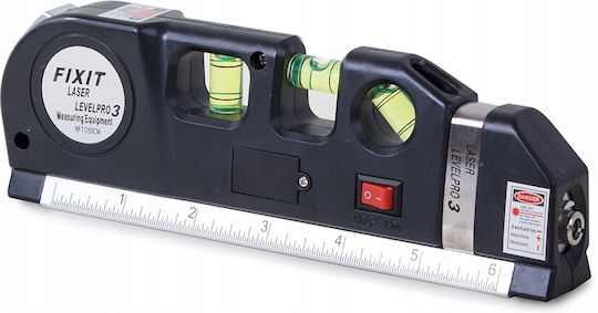 Verk Group Γραμμικό Αλφάδι Laser Κόκκινης Δέσμης με Εύρος Εργασίας 2.5m
