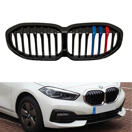 Mask Hearts BMW 1 F40 19+ M Look Tri-color Black Glossy 1 Piece BMW Carner