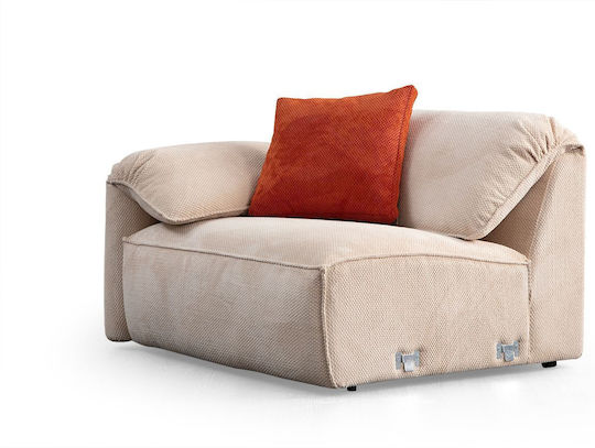 Flamingo Corner 1 Corner Couch Cream 335x385x80 cm