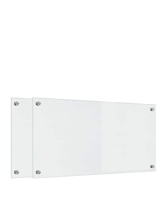 Vidaxl Rückenpaneel für die Küche Transparent 80 x 40 x 0,8 cm Gehärtetes Glas