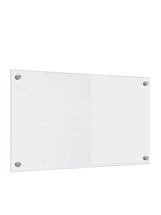 Vidaxl Kitchen Back Panel Transparent 70 x 40 x 0.8 cm Tempered Glass