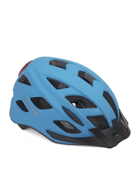 Author Pulse LED X8 Bicycle Helmet City with LED Light Blue