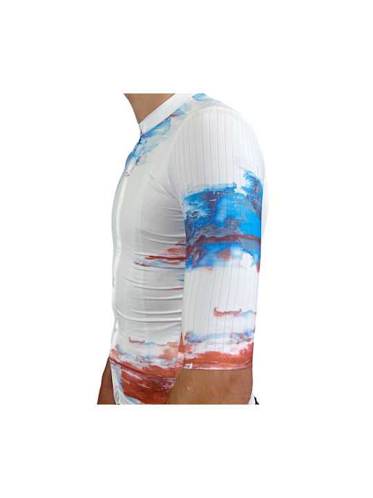 Demaraz Short Sleeves Cycling Jersey White