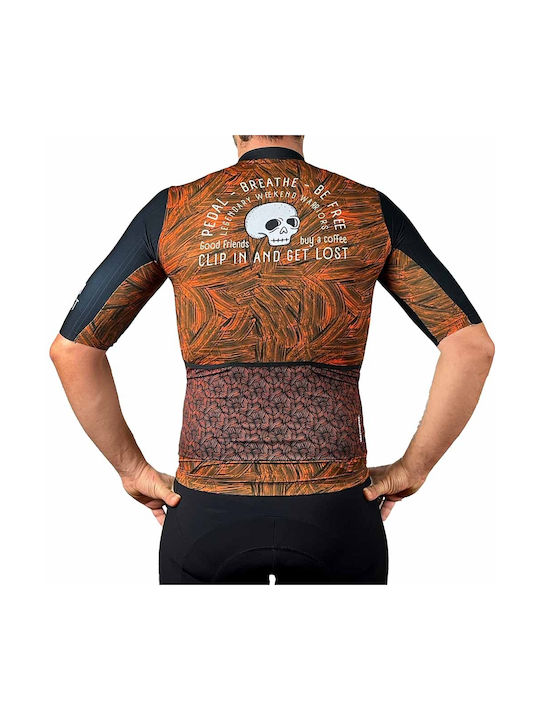 Demaraz Short Sleeves Cycling Jersey Orange