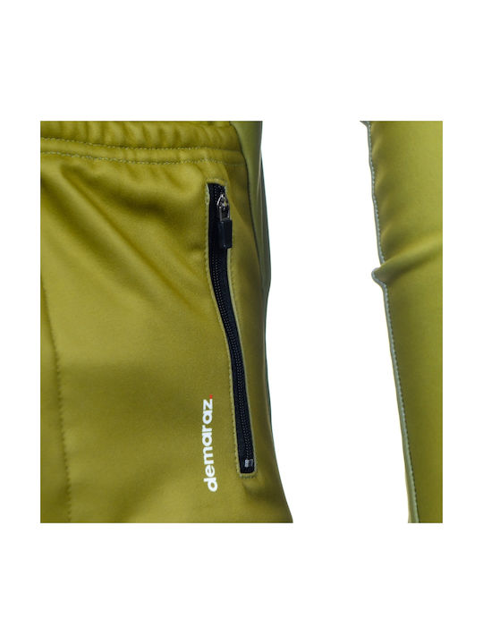 Demaraz Cycling Windbreaker Jacket Long sleeve Green